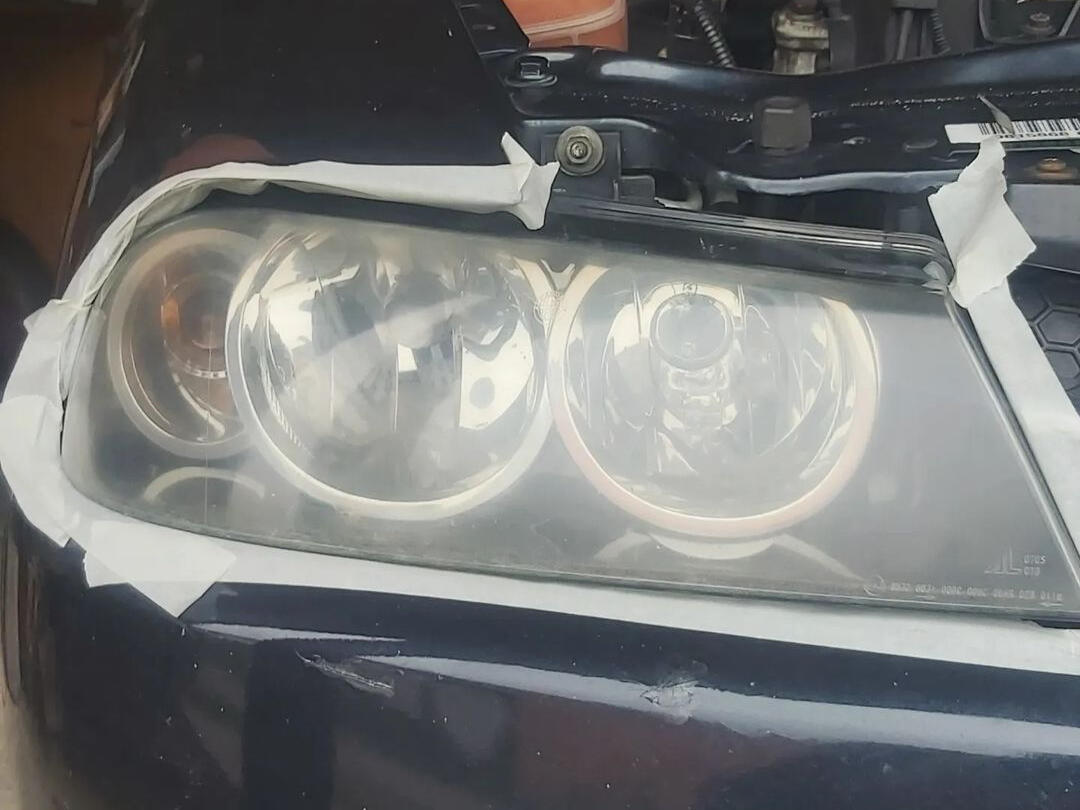 renovace světel PŘED