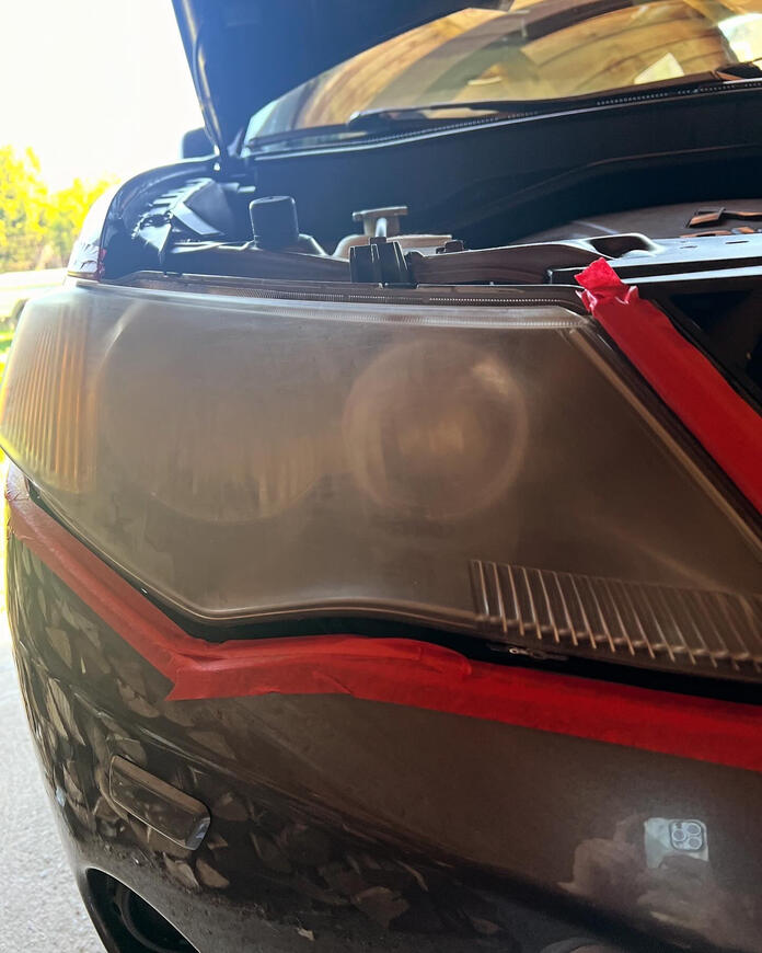 Renovace světel PŘED