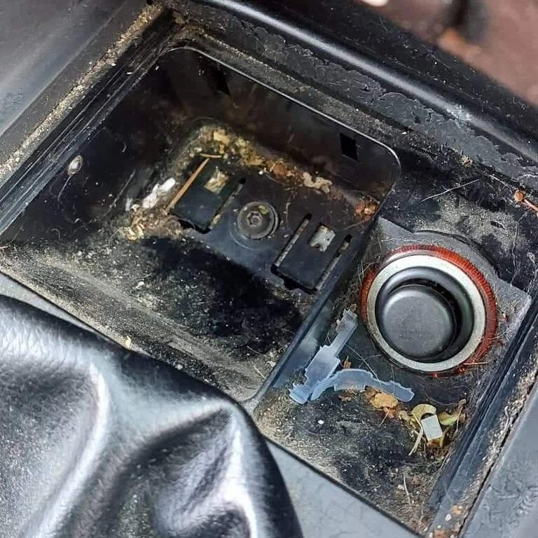 čištění středového kastlíku PŘED