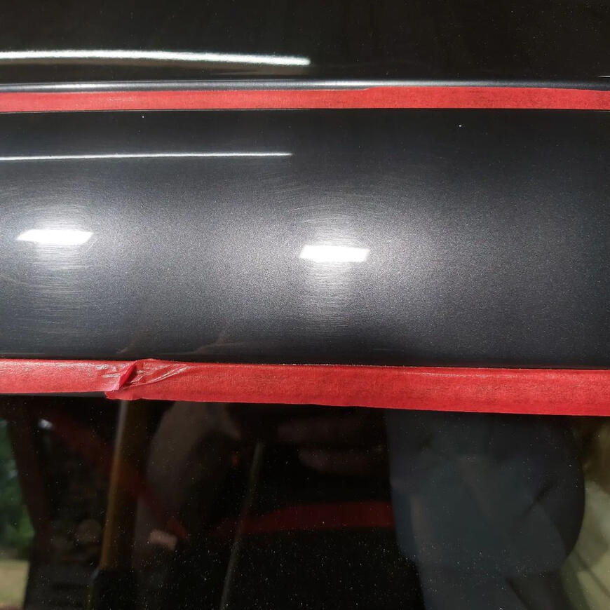 jednokrokové leštění laku PŘED