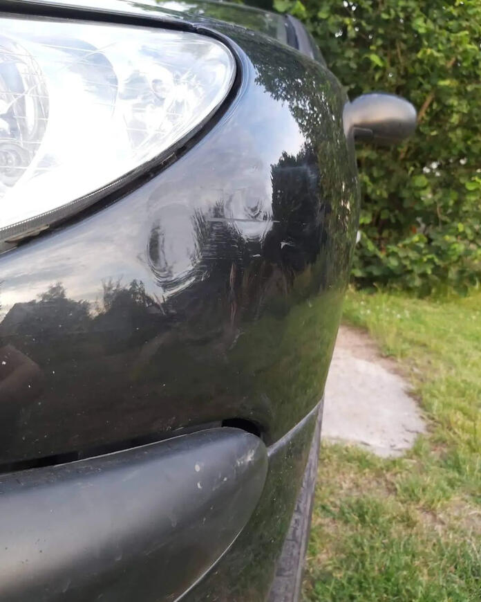 leštění laku, aplikace syntetického sealantu PŘED